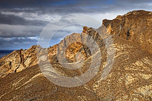 Vulcanic rock formations in Porto Santo