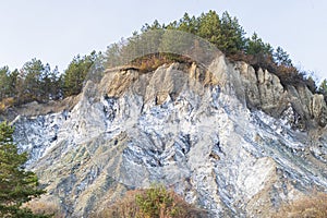 Salt mountain near Lopatari village