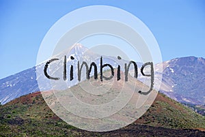 Vulcano Mountain, Text Climbing