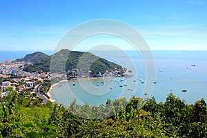 Vung Tau beach in the morning photo