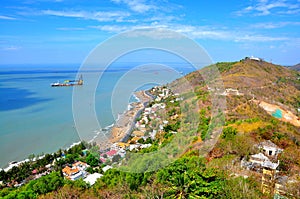 Vung Tau city from the mountain