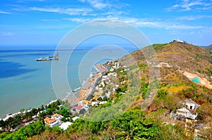 Vung Tau city from the mountain photo