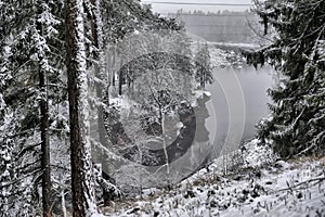 Vuoksa river-bed. Finland