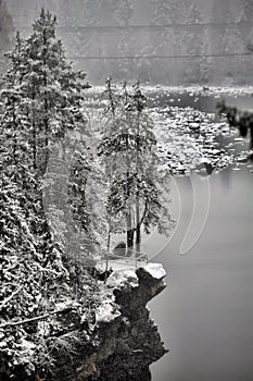 Vuoksa river-bed. Finland