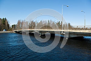 Vuoksi river bridge