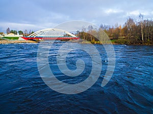 Vuoksi River and Vuoksi River Bridge