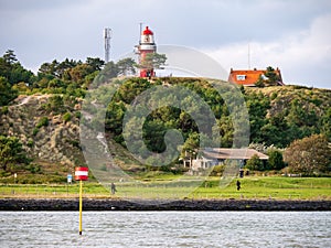 Vuurduin lighthouse on vuurboetsduin, East-Vlieland on West Frisian island Vlieland, Netherlands photo