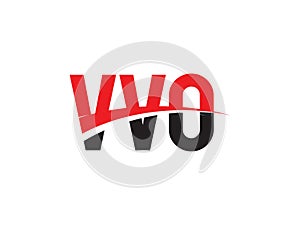 VVO Letter Initial Logo Design Vector Illustration