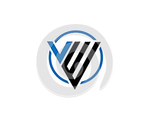 VW Letter Logo And Icon Vector