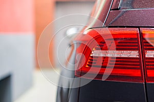 VW Passat Car, Back light, Red