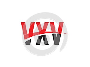 VXV Letter Initial Logo Design Vector Illustration
