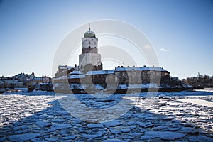 Vyborg castle winter