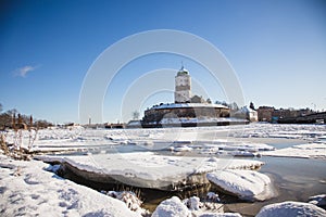 Vyborg castle winter