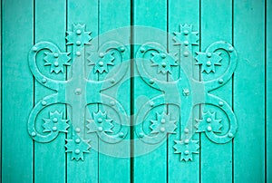 Vyborg. Russia. Fragment of a door photo