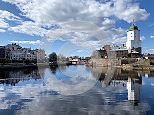 Vyborg, View of the castle tower