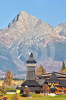 Vychodna village and Krivan peak