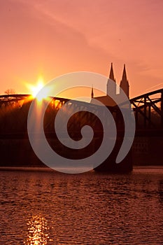 Vysehrad at sunrise