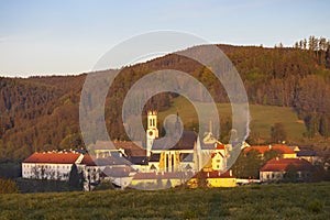 Vyssi Brod Cistercian abbey in southern Bohemia, Czech Republic
