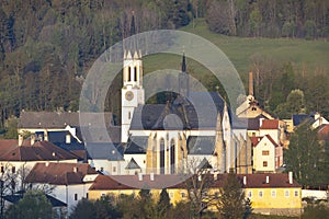 Vyssi Brod Cistercian abbey in southern Bohemia, Czech Republic
