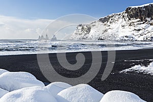 VÃ­k Black Sand Beach and Atlantic Surf