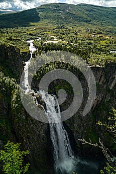 The VÃ¸ringfossen Waterfall