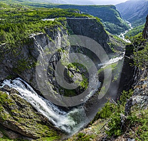 VÃ¸ringfossen waterfall in Norway