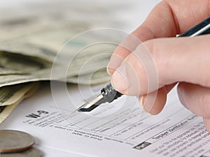 W-9 tax form filling