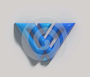 W Logo Branding Identity Corporate 3D Logo Design