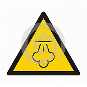 W080 ISO 7010 Graphical symbols Registered Safety Sign Warning Hot steam