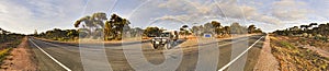 WA Balladonia Highway pan photo