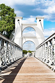 Waco`s Beautiful and historic suspension bridge