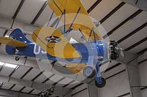 Waco UPF-7 N30135, Hangar 3, Pima Air & Space Museum, Tucson, Arizona, USA