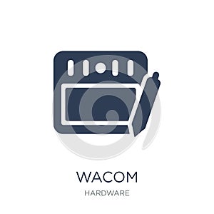 Wacom icon. Trendy flat vector Wacom icon on white background fr