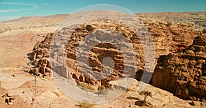 Wadi al Farasa - valley in Petra in Jordan, Middle East. Desert with Mountains
