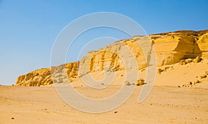 Wadi Al-Hitan Whale Valley , Western Desert, Fayoum Governorate, Egypt.