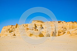 Wadi Al-Hitan Whale Valley , Western Desert, Fayoum Governorate, Egypt.