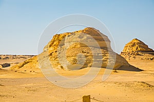 Wadi Al-Hitan Whale Valley , Western Desert, Fayoum Governorate, Egypt.