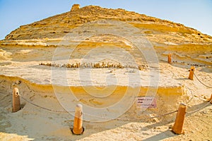 Wadi Al-Hitan Whale Valley , Western Desert, Fayoum Governorate, Egypt.