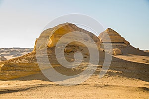 Wadi Al-Hitan Whale Valley , Western Desert, Fayoum Governorate, Egypt.