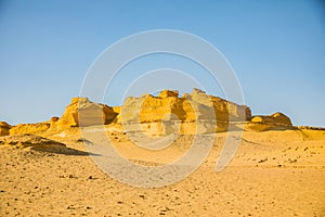 Wadi Al-Hitan Whale Valley , Western Desert, Fayoum Governorate, Egypt.