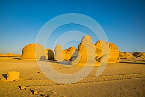 Wadi Al-Hitan Whale Valley , Western Desert, Fayoum Governorate, Egypt. photo