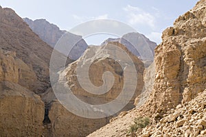 Wadi Arugot River, ein Gedi nature reserve, dead sea, Israel