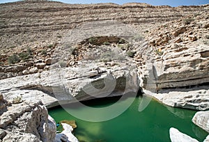 Wadi Bani Khalid, nature of Oman photo