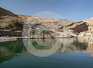 Wadi Bani Khalid, nature of Oman photo