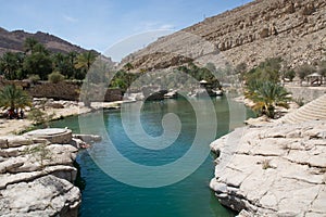 Wadi Bani Khalid in Oman