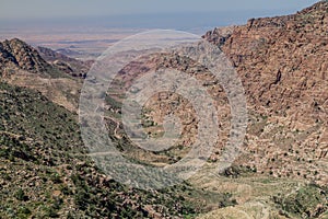 Wadi Dana canyon