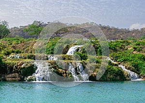 Wadi Darbat in the Dhofar region of Oman photo