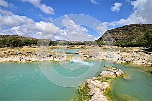 Wadi Darbat, oasis near Salalah, Oman photo