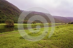 Wadi Darbat in Salalah, Oman photo