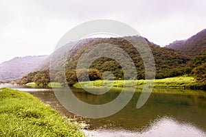 Wadi Darbat in Salalah, Oman photo